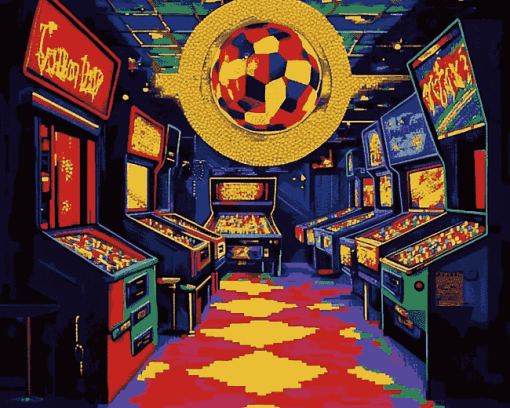 Pinball Sports Diamond Painting