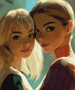 Pink Gwen Stacy Diamond Painting