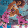 Pink Rollerblades Women Diamond Painting