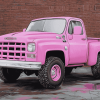 Pink Truck Engines Diamond Painting