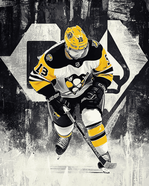 Pittsburgh Penguins Ice Hockey Diamond Painting