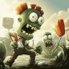 Plants Vs Zombies Fantasy Diamond Painting