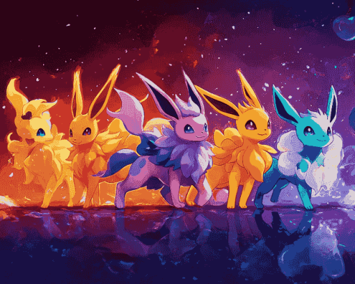 Pokemon Go Character Diamond Painting