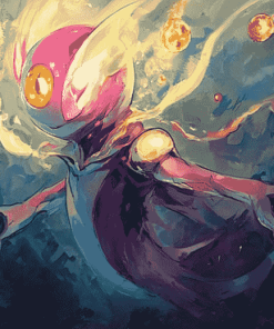 Pokemon Lanturn Art Diamond Painting