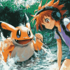 Pokemon Misty Ash Anime Diamond Painting