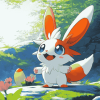 Pokemon Scorbunny Diamond Painting