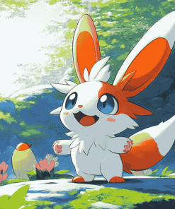 Pokemon Scorbunny Diamond Painting