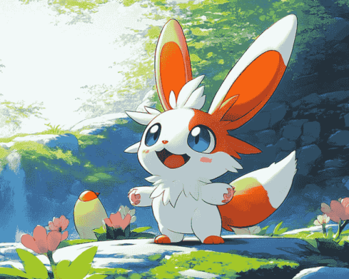 Pokemon Scorbunny Diamond Painting