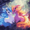 Pokemon and Unicorn Fantasy Diamond Painting