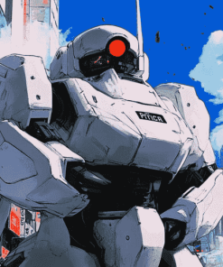 Police Patlabor Robot Anime Diamond Painting