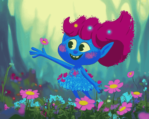 Poppy Trolls Diamond Painting