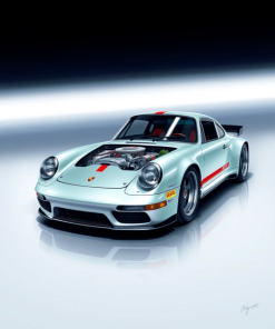 Porsche 911 Martini Diamond Painting