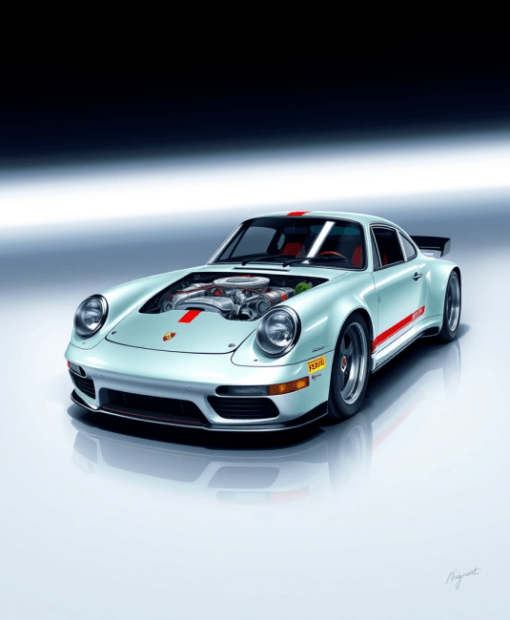 Porsche 911 Martini Diamond Painting