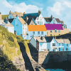 Port Isaac Coastal Scenery Diamond Painting