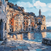 Porto Venere Cityscape Italy Diamond Painting