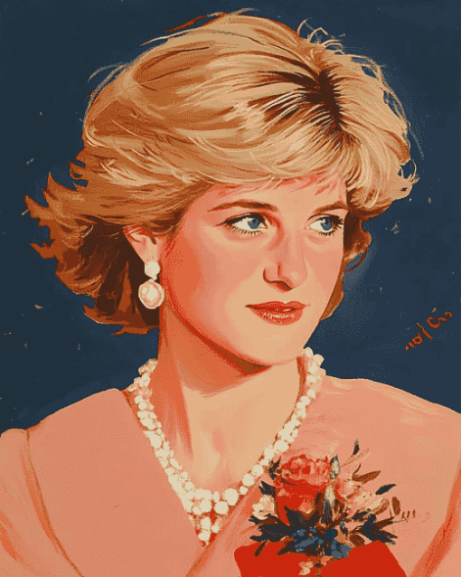 Princess Diana Famous Figure Diamond Painting