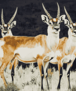 Pronghorn Wildlife Diamond Painting