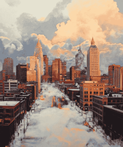 Providence Cityscape Diamond Painting