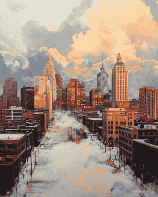 Providence Cityscape Diamond Painting