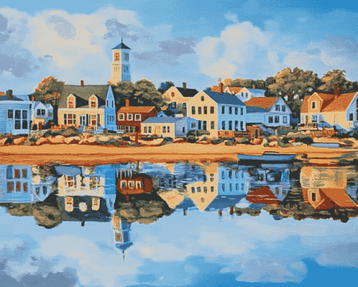 Provincetown Scenic Reflections Diamond Painting