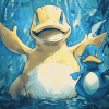 Psyduck and Golduck Pokemon Diamond Painting