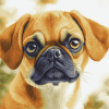 Puggle Puppy Diamond Painting