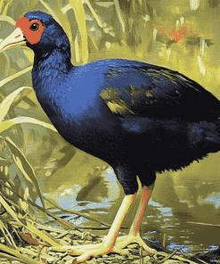 Pukeko Bird Artistry Diamond Painting