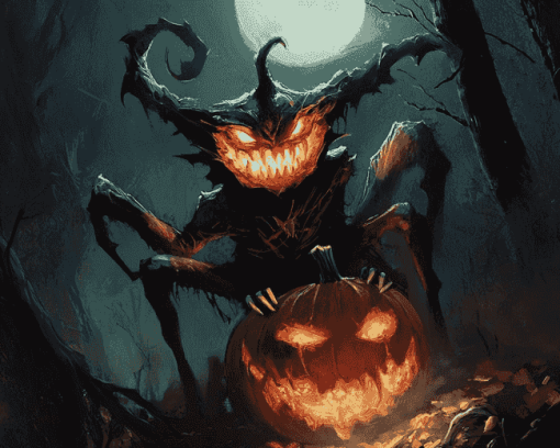 Pumpkin King Halloween Diamond Painting