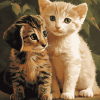 Puppy and Kitten Animal Diamond Painting