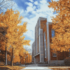 Purdue University Autumn Scenery Diamond Painting