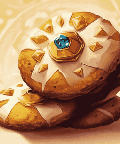 Pure Vanilla Cookie Animation Diamond Painting