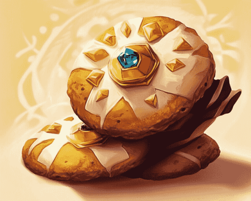 Pure Vanilla Cookie Animation Diamond Painting