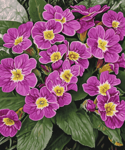 Purple Blossoms Diamond Painting