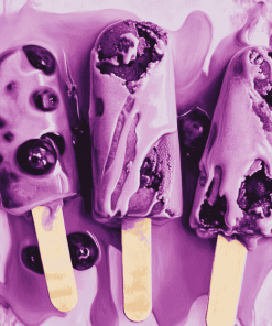 Purple Ice Cream Delight Diamond Painting