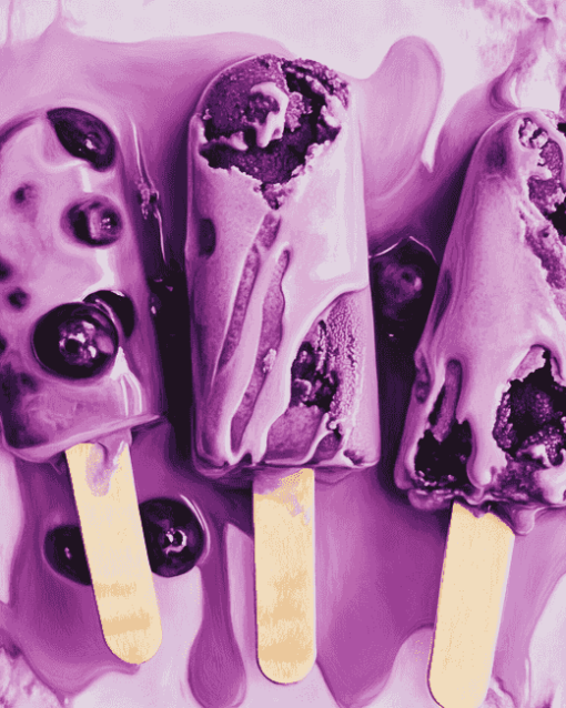 Purple Ice Cream Delight Diamond Painting