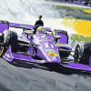 Purple Indy Car Racing Diamond Painting