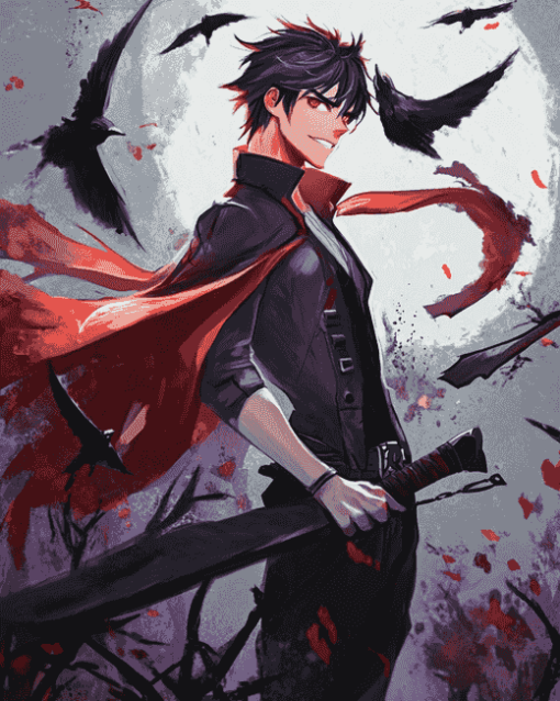 Qrow Branwen RWBY Anime Diamond Painting