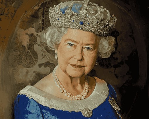 Queen Elizabeth Diamond Painting