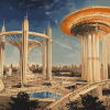 Queens Worlds Fair Monuments Diamond Painting