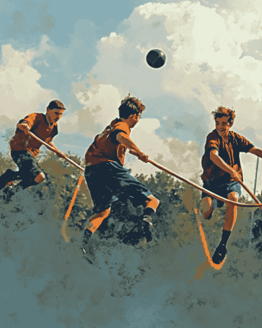 Quidditch Brooms Diamond Painting