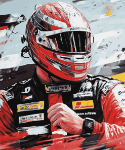 Racing Star Alex Bowman Diamond Painting