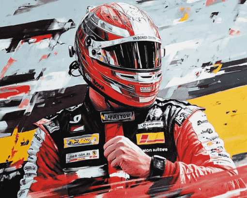 Racing Star Alex Bowman Diamond Painting