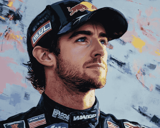 Racing Star Ryan Blaney Diamond Painting