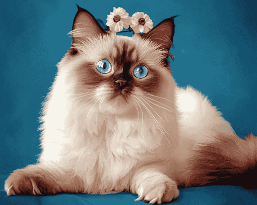 Ragdoll Kitty Diamond Painting