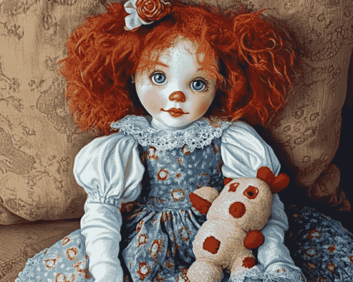 Raggedy Doll Animation Diamond Painting