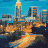 Raleigh Cityscape Diamond Painting