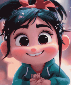 Ralph and Vanellope Animation Diamond Painting