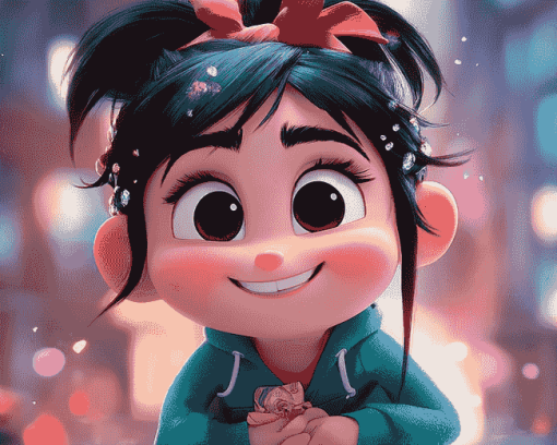 Ralph and Vanellope Animation Diamond Painting