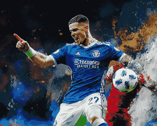 Rangers Football Star Diamond Painting