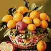 Rangpur Lemon Fruit Basket Diamond Painting